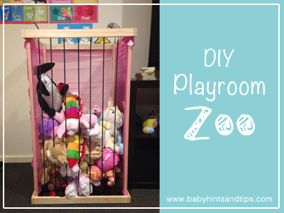 DIY playroom storage zoo | Baby Hints & Tips