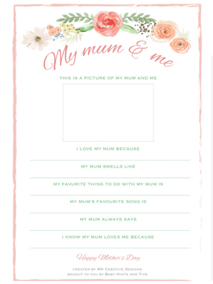Free Mother's Day Questionnaire