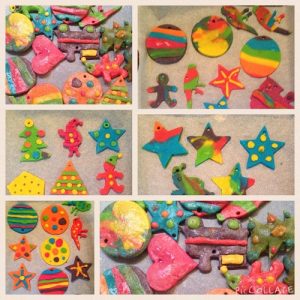 Christmas Crafts For Toddlers - Salt Dough Ornaments