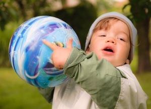 ball play with babies