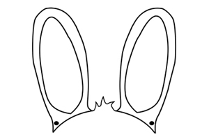 Easter Bunny Ears Template {Craft} - Baby Hints and Tips