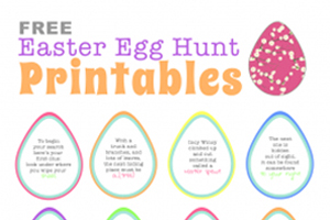 Free Easter Egg Hunt Printable Clues Cool Easter Egg Hunt Ideas
