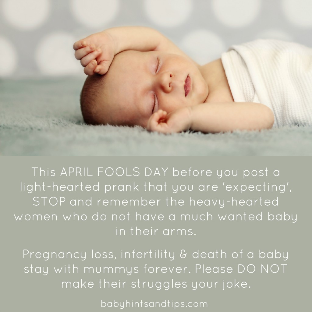 April Fools Baby Hints