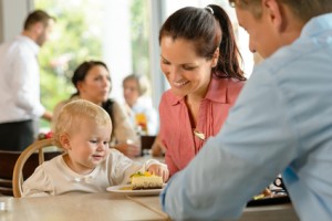 eating out with kids