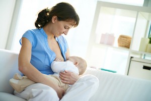 first time breastfeeding