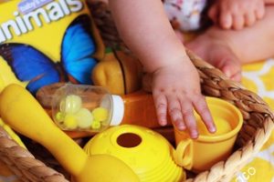 Treasure basket - simple play ideas for babies