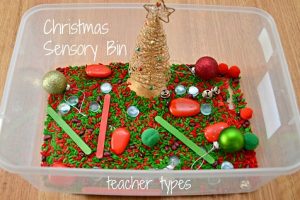 Christmas crafts + activities for baby & toddler