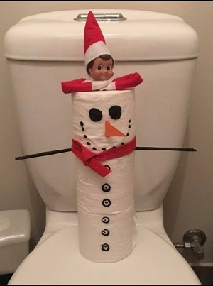elf and the snowman