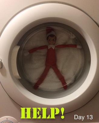 elf stuck in the dryer