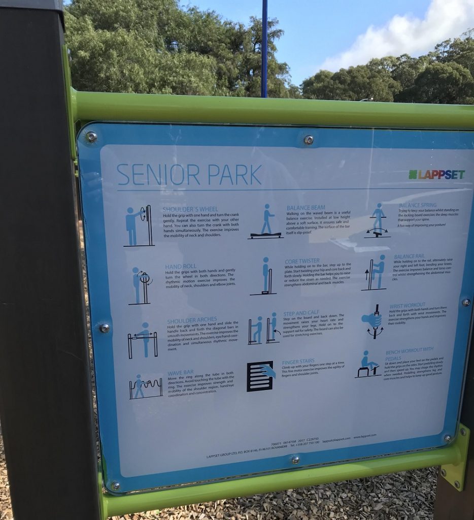 senior park Jo Wheatley All Abilities Playground Dalkeith, Perth