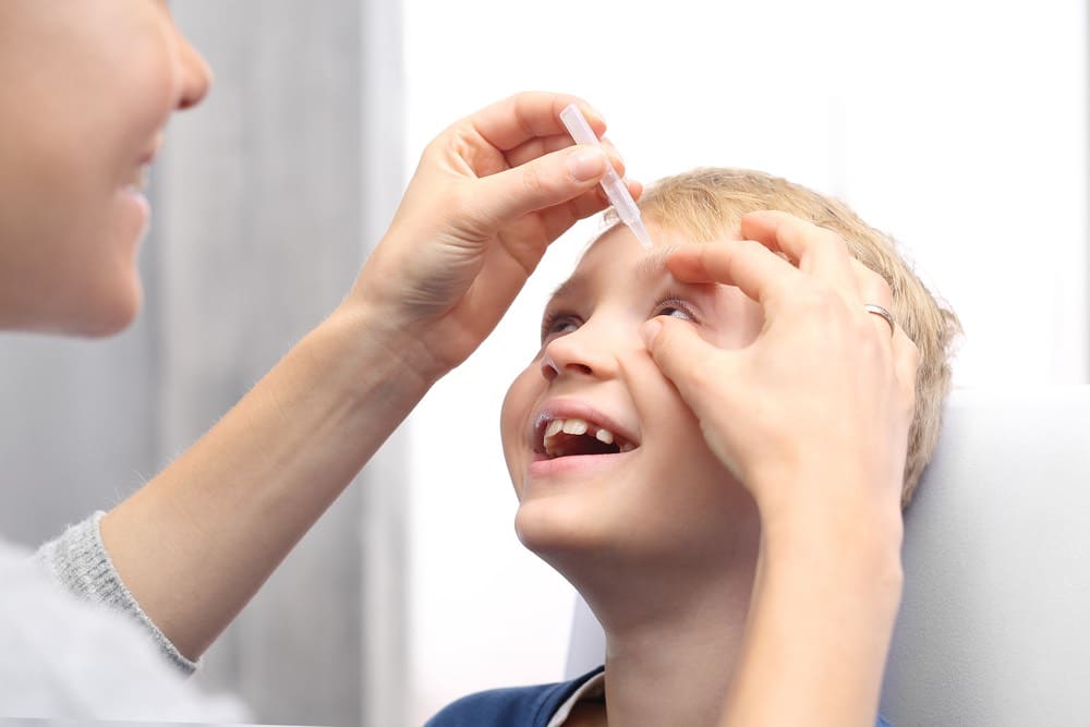 how to give your child eye drops